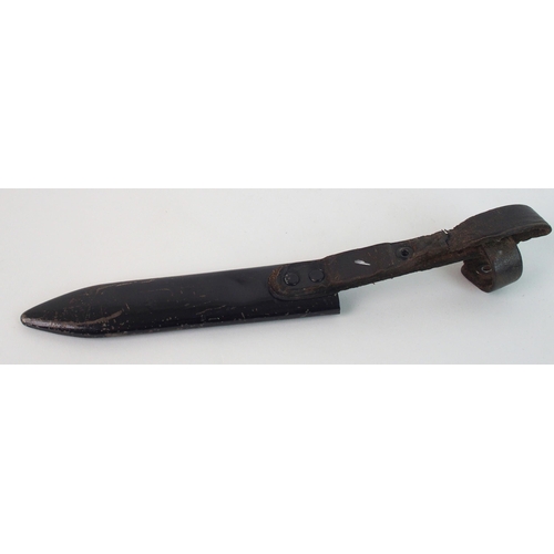 270 - A Second World War Hitler Youth dagger in black metal scabbard