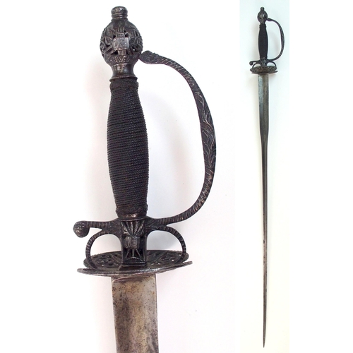 287 - An antique Rapier or Court Sword