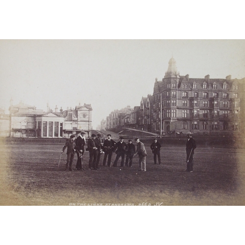 293 - An album of ten sepia-toned postcard photographs of St. Andrews