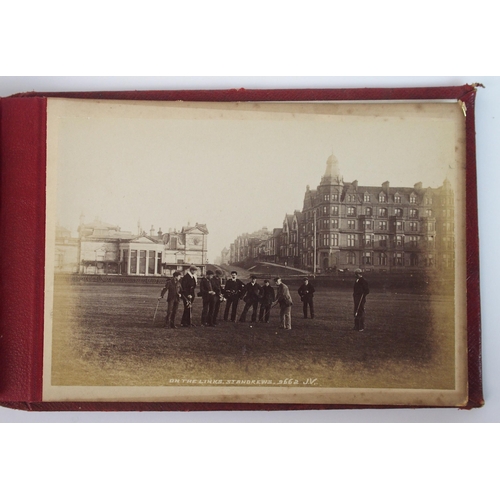 293 - An album of ten sepia-toned postcard photographs of St. Andrews