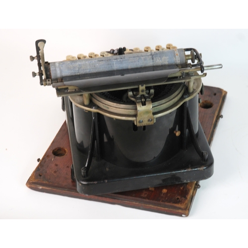 302 - An early Yost typewriter  No.12150