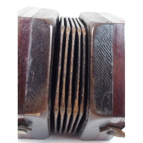 305 - A C. Wheatstone & Co forty-eight button concertina