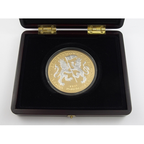 338 - A 2011 Elizabeth II Jersey proof 5oz gold ten pounds