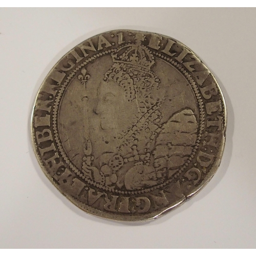 340 - An Elizabeth I silver crown 1601 - 1602