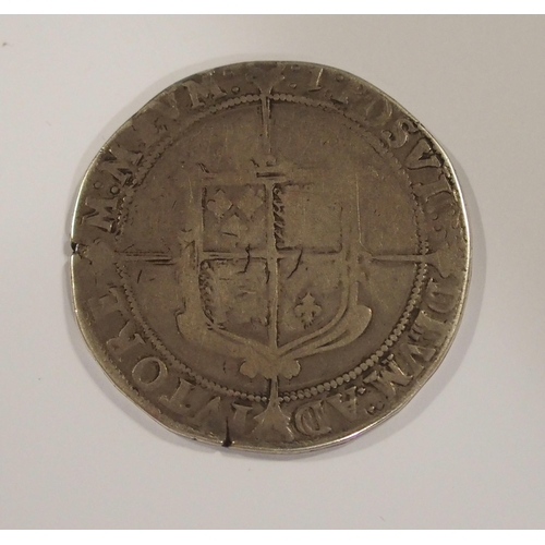 340 - An Elizabeth I silver crown 1601 - 1602