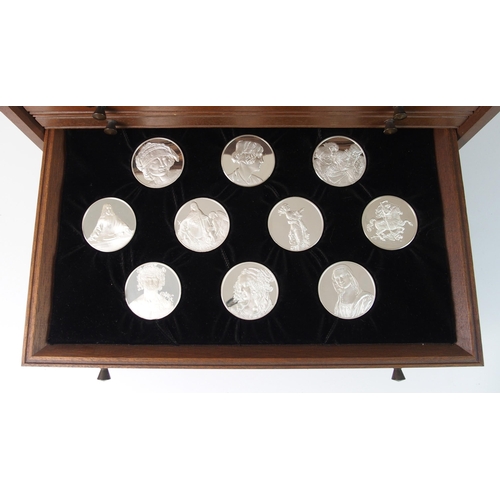 342 - The Leonardo Da Vinci silver medal collection