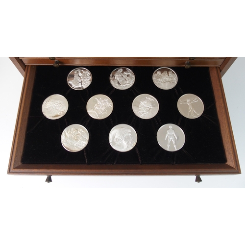 342 - The Leonardo Da Vinci silver medal collection