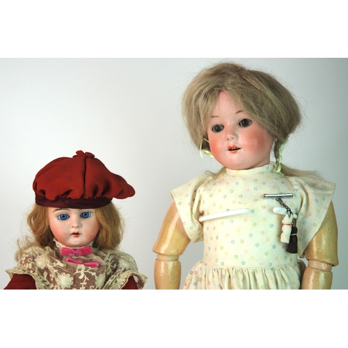 354 - A MOA bisque-headed doll