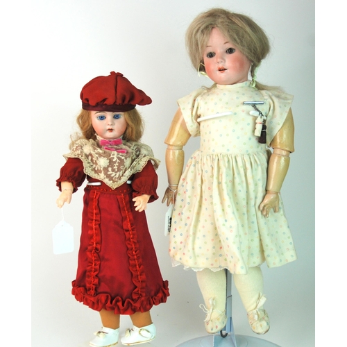 354 - A MOA bisque-headed doll