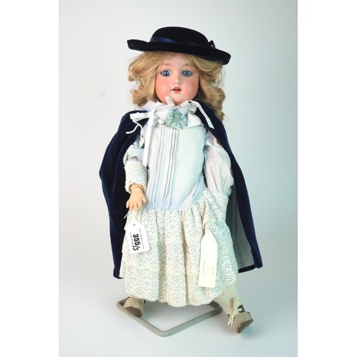 355 - A German bisque-headed doll