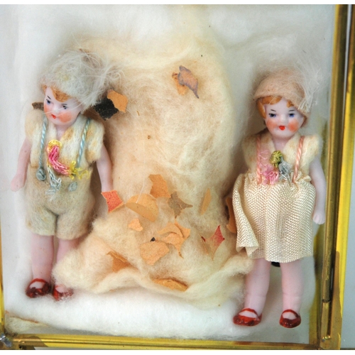 357 - Two Grodnertal wooden dolls