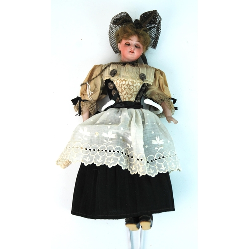 361 - A Gebruder Heubach bisque-headed doll