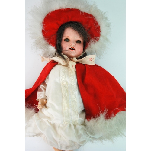 361 - A Gebruder Heubach bisque-headed doll