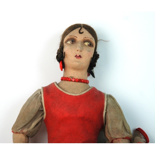 362 - A Lenci style flamenco doll