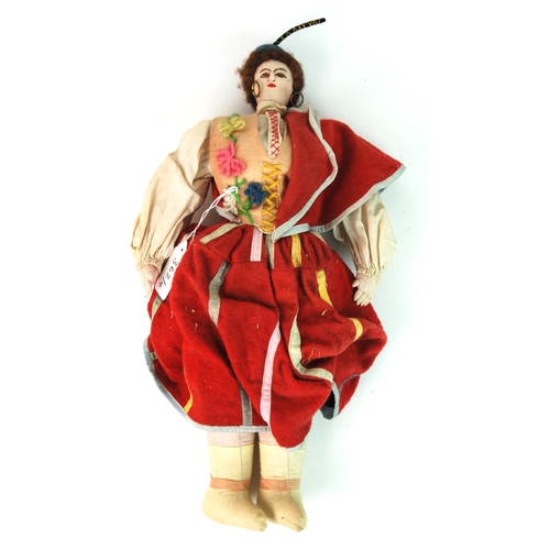 362 - A Lenci style flamenco doll