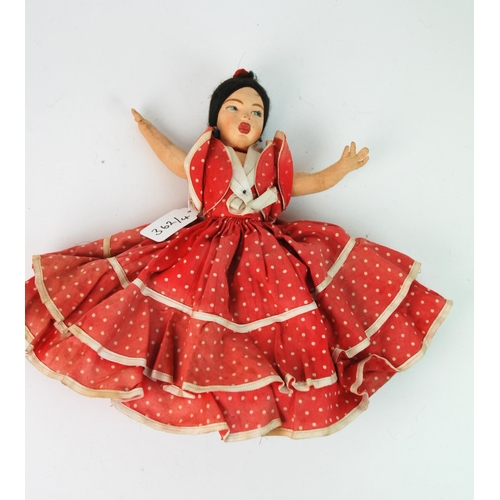 362 - A Lenci style flamenco doll