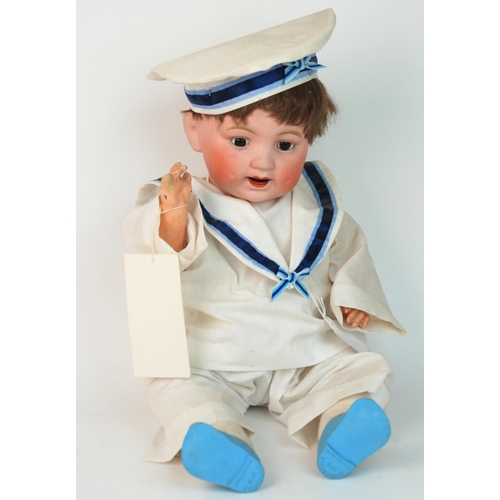 363 - A Marmouri Brothers bisque-headed doll