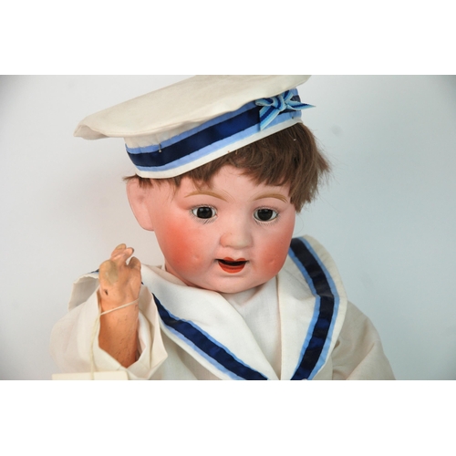 363 - A Marmouri Brothers bisque-headed doll