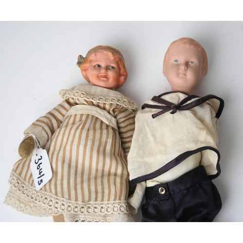 364 - A shoulder head bisque doll