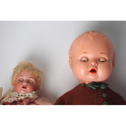 364 - A shoulder head bisque doll