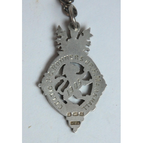 393 - A silver Scottish Football Association medal