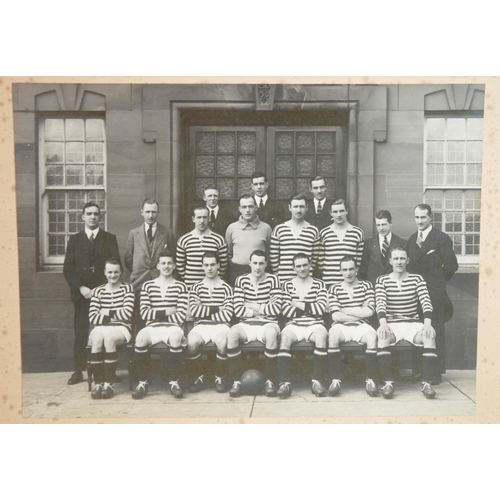 405 - A sepia-toned photograph of Queen's Park F.C.  1st Eleven  1922-23