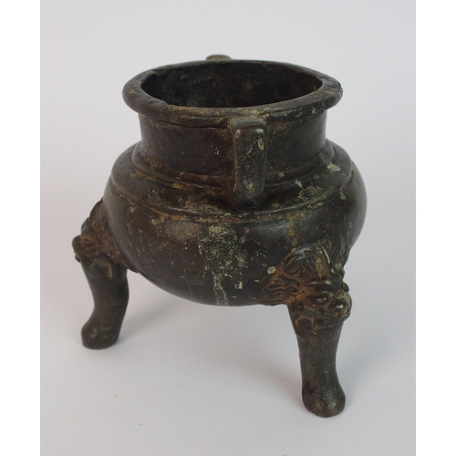 73 - A Chinese bronze spill vase