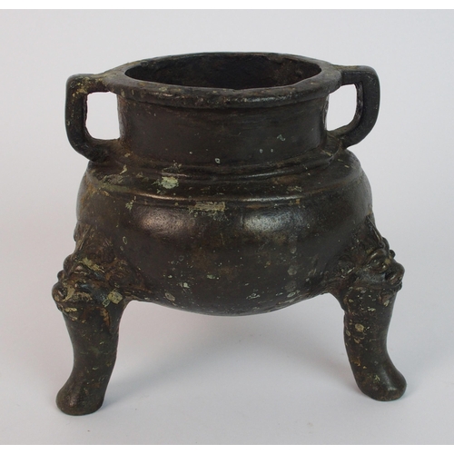 73 - A Chinese bronze spill vase