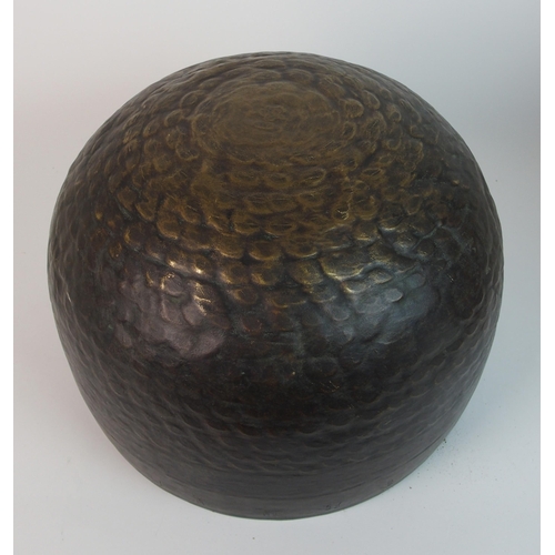 77 - A Chinese bronze hammered gong