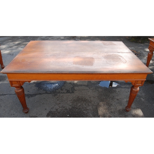 864 - A 19th Century Scottish oak municipal table