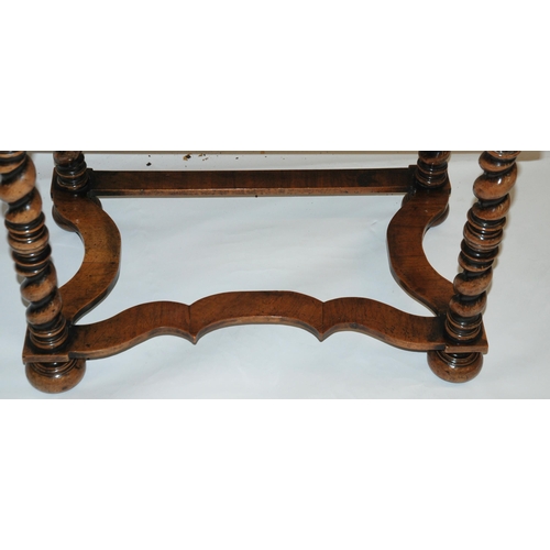 865 - A Queen Anne style walnut writing desk