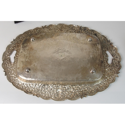 92 - A Burmese white metal circular box and cover