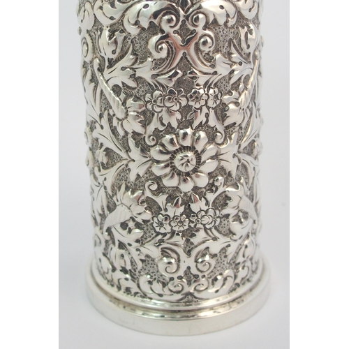 164 - A Victorian silver sugar castor