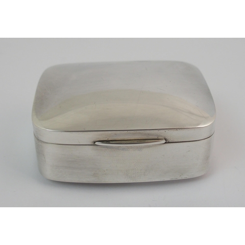 166 - A silver trinket dish