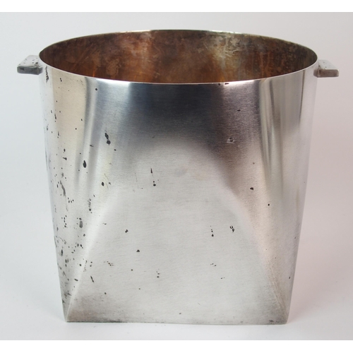 183 - A 20th Century design white metal ice pail