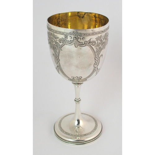 185 - A Victorian goblet