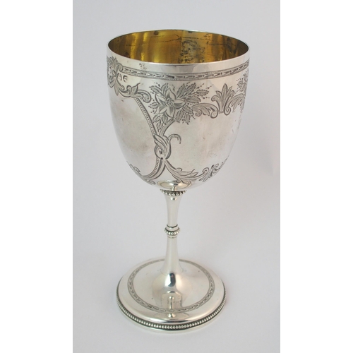 185 - A Victorian goblet