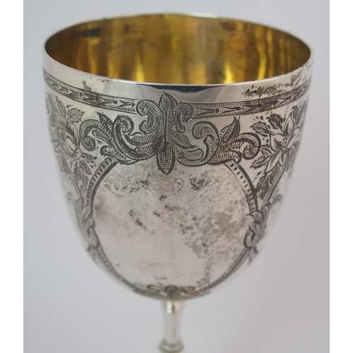 185 - A Victorian goblet