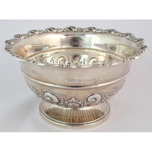 189 - A silver presentation bowl