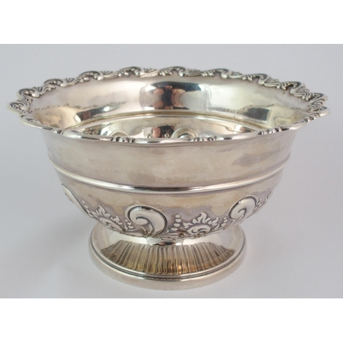 189 - A silver presentation bowl