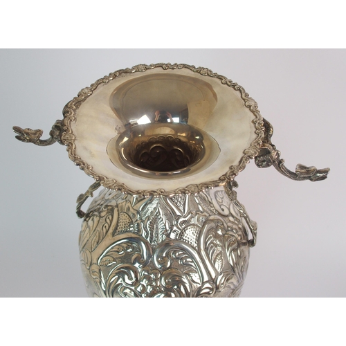 192 - A Mexican silver vase  marked PLATA 925