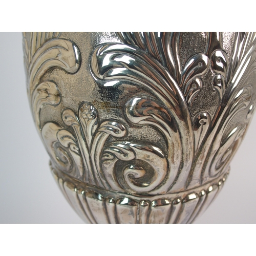 192 - A Mexican silver vase  marked PLATA 925