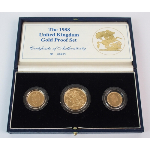 209 - Great Britain 1988 gold proof set