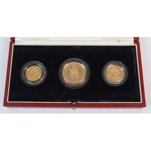 210 - Great Britain 1489 - 1989 gold proof set