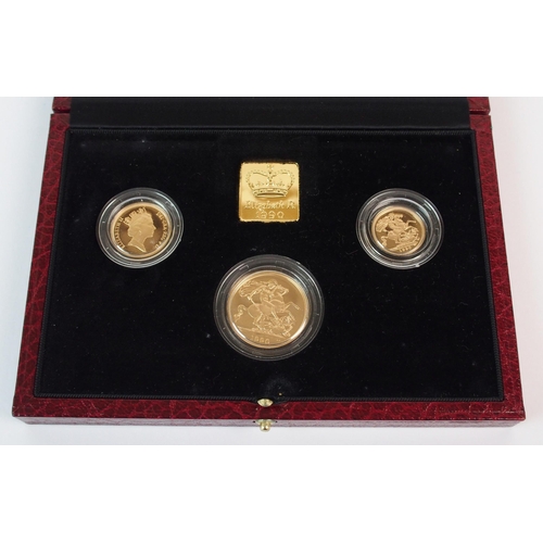 211 - Great Britain 1990 gold proof set