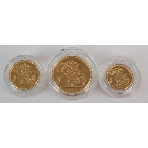 211 - Great Britain 1990 gold proof set