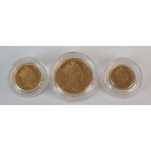 211 - Great Britain 1990 gold proof set