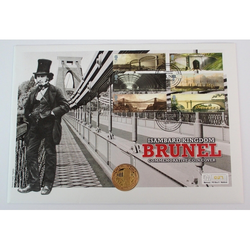 213 - Great Britain 2006 Brunel gold proof �2 coin