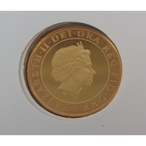 213 - Great Britain 2006 Brunel gold proof �2 coin