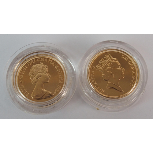 215 - Great Britain proof gold sovereigns